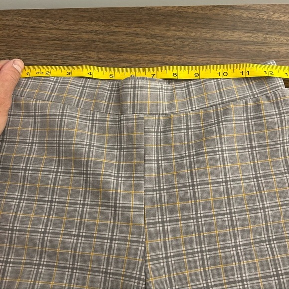 HARLOW women Gray Plaid Pants M - Picture 9 of 12